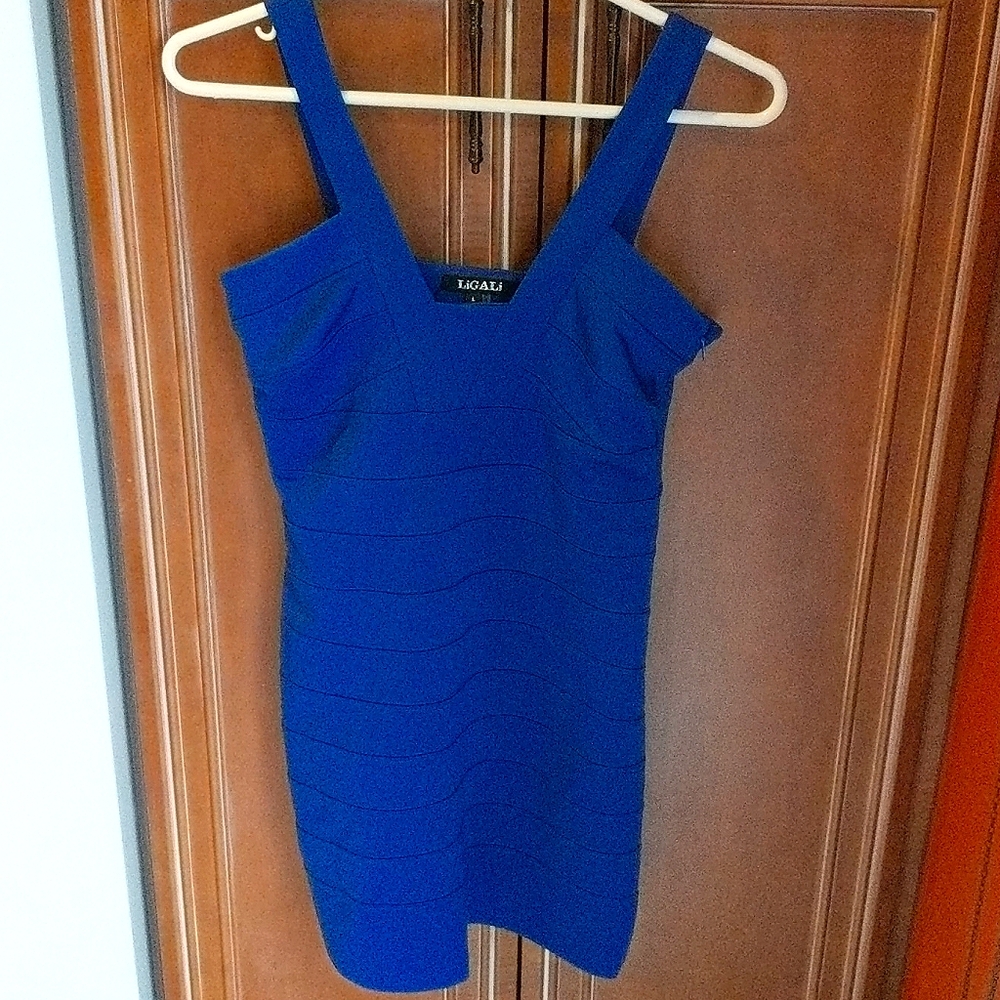 Blue Cocktail Dress